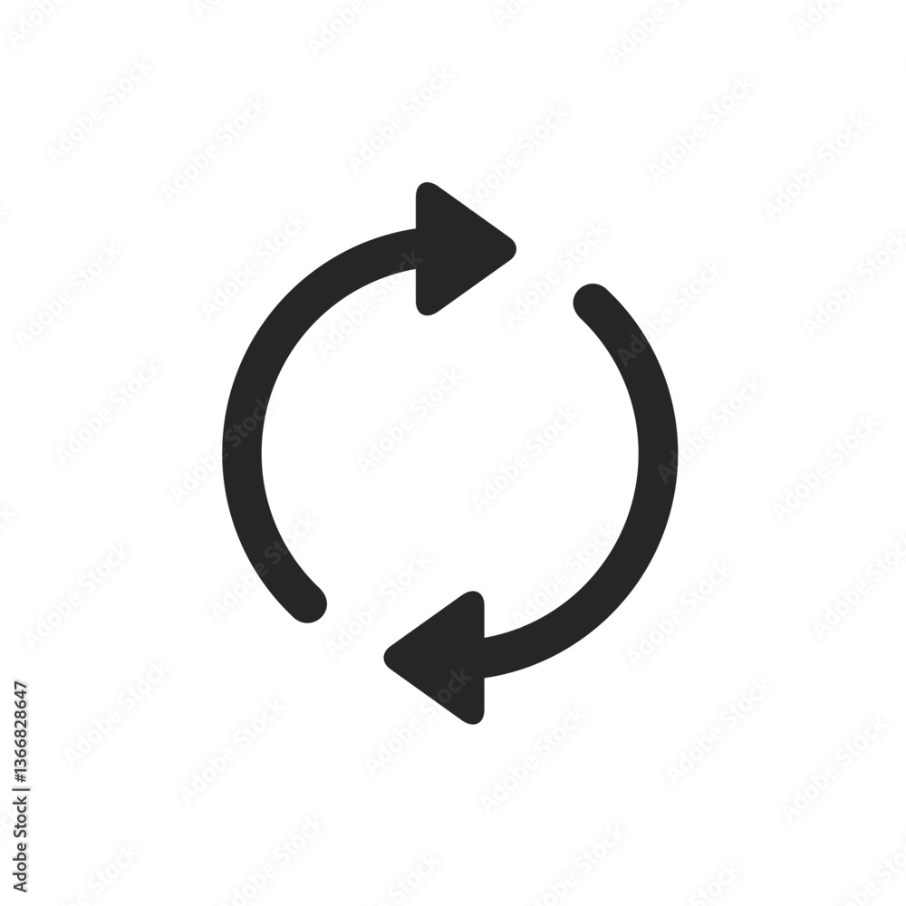 Clockwise Triangle Arrow Clockwise Triangle Arrow