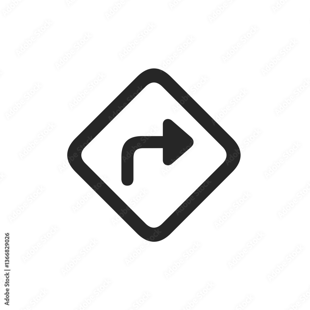 Turn Right Diamond Turn Right Diamond