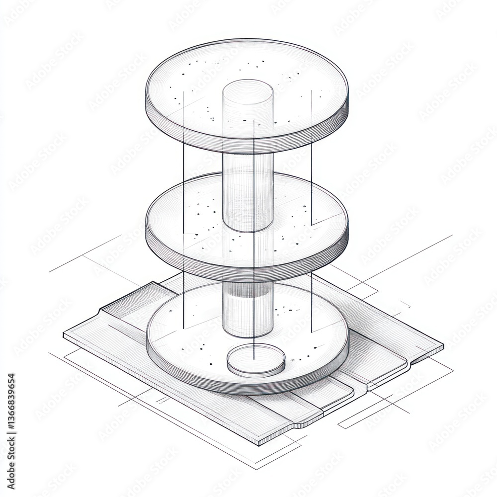 Fototapeta premium Layered Structure