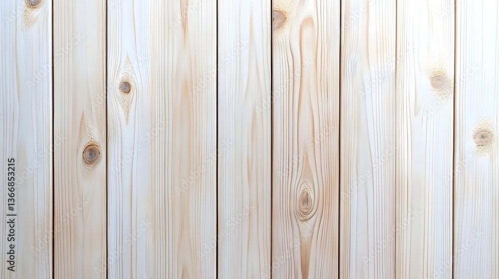 Obraz premium Bright natural wooden background with light beige hues and a distinct wood grain texture creating a simple rustic and contemporary backdrop