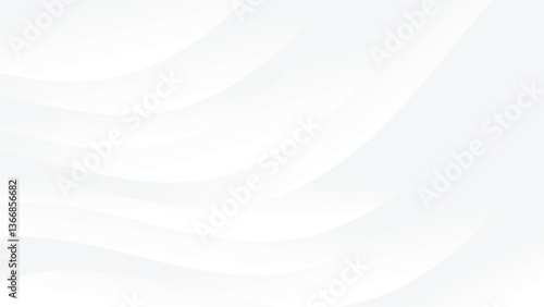 white background with graphic wavy decoration