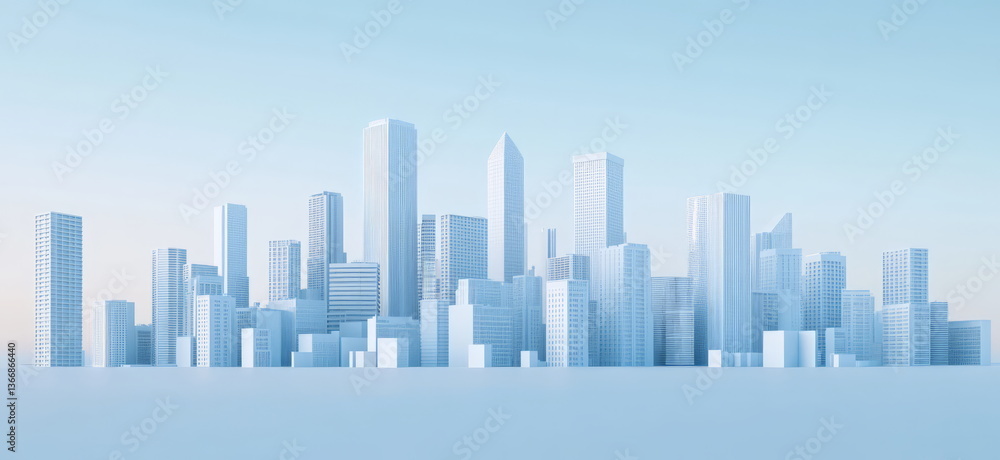 a simple modern city skyline a simple modern city skyline