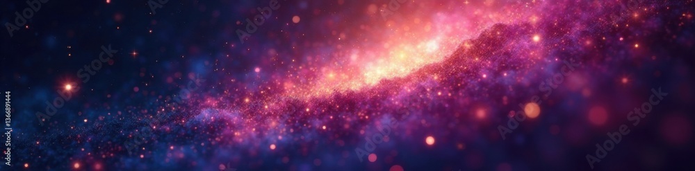 Sparkling stardust scattered across the universe, galaxy, stars, celestial Sparkling stardust scattered across the universe, galaxy, stars, celestial