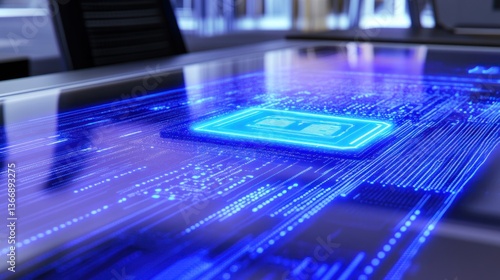 Wallpaper Mural Modern chip on glass conference table Torontodigital.ca