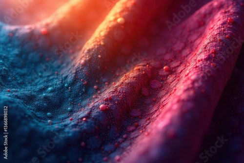 Wallpaper Mural Close-up showcasing fabric weave texture with dramatic lighting , design, satin Torontodigital.ca