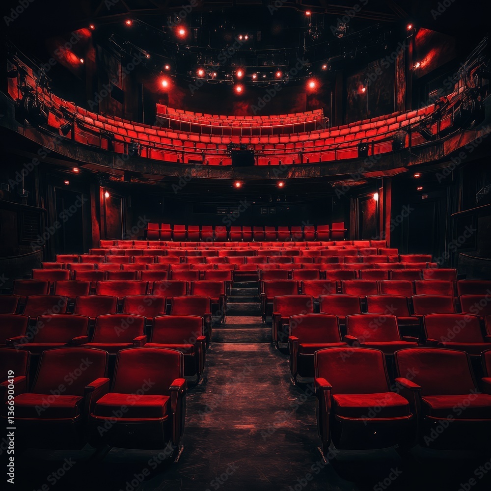 Naklejka premium high-resolution theatre scene captured with high-end camera