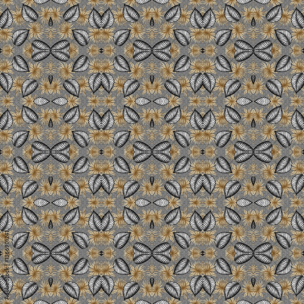 Trendy New Abstract Floral Seamless Pattern for Digital Print Allover Design Trendy New Abstract Floral Seamless Pattern for Digital Print Allover Design