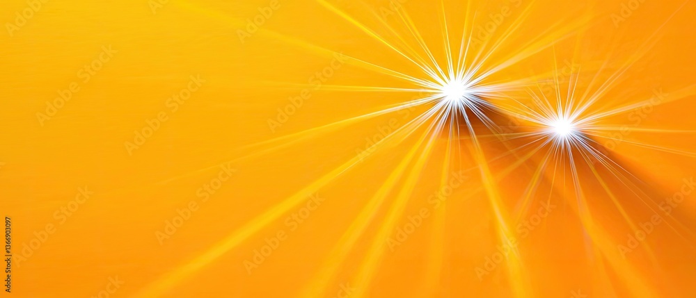 Obraz premium Bright sunburst patterns abstract visuals graphic design vibrant yellow background creative concept