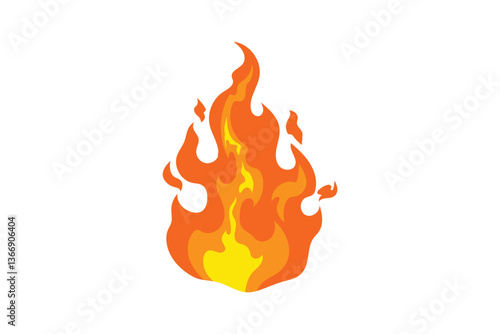 Fire Flames Vector Illustration