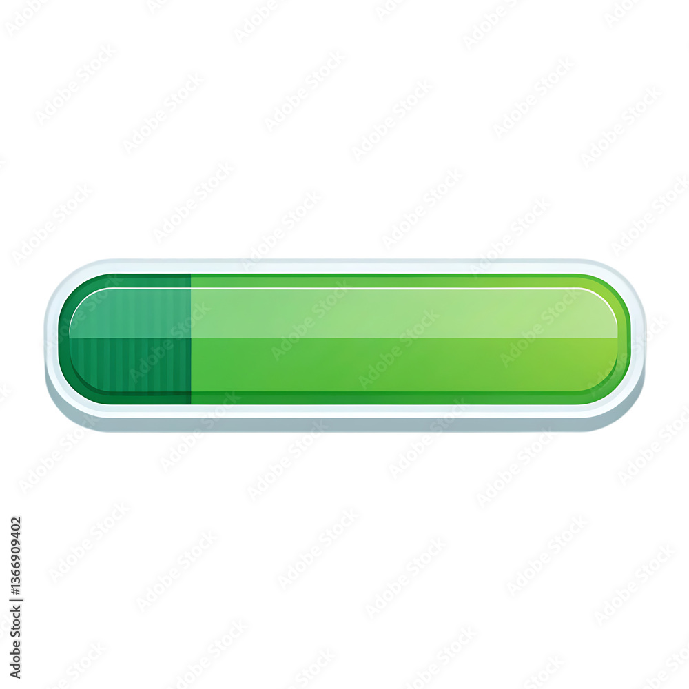 Green Progress Bar UI Pixel Art Green Progress Bar UI Pixel Art