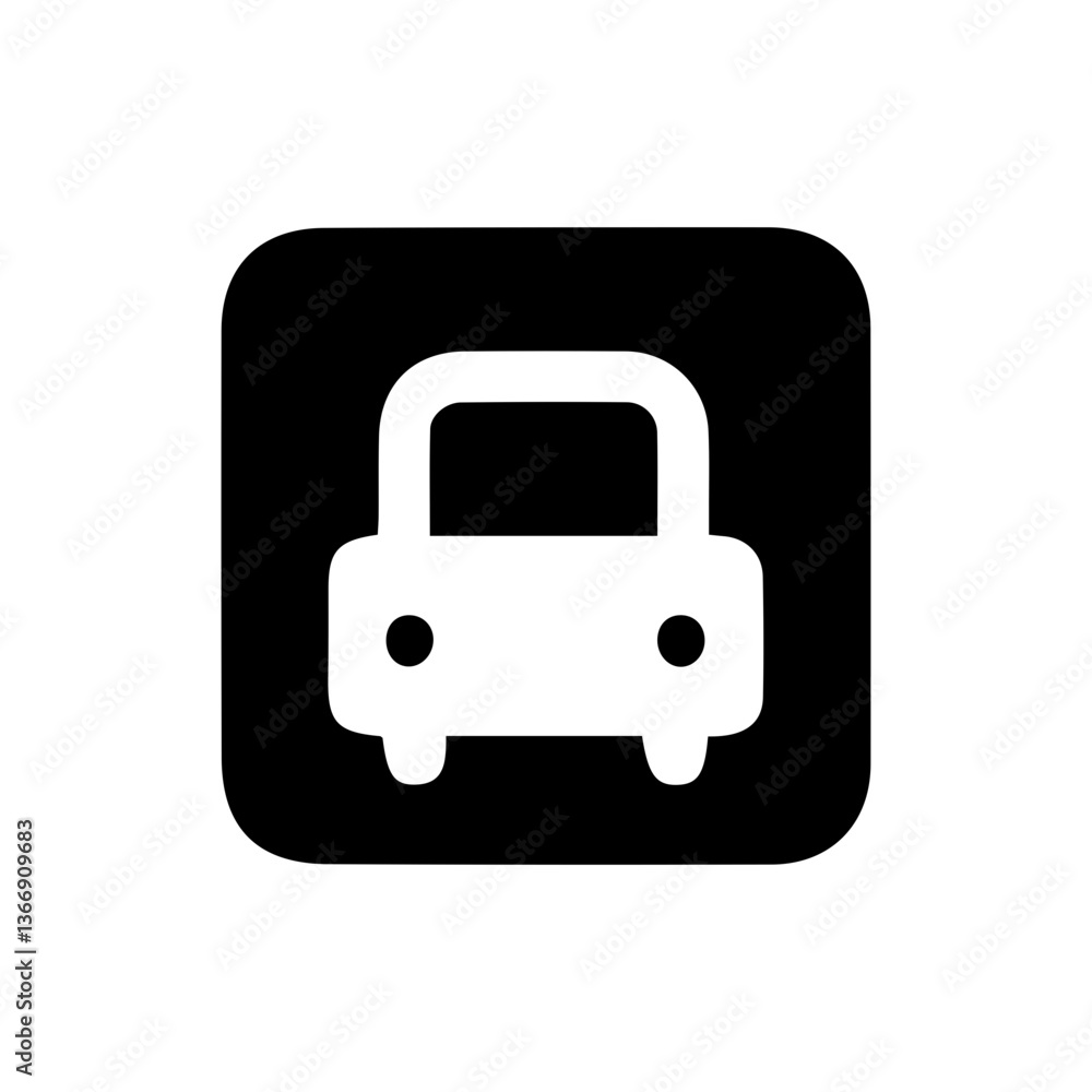 Carpark icon with transparent background Carpark icon with transparent background