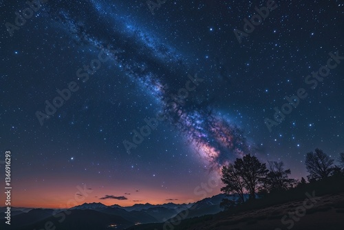 Wallpaper Mural Stunning Isolated Night Sky Full of Stars and Celestial Wonders Torontodigital.ca