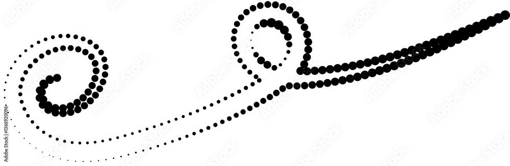 Line dot element, curve, wave, spin, twirl Line dot element, curve, wave, spin, twirl