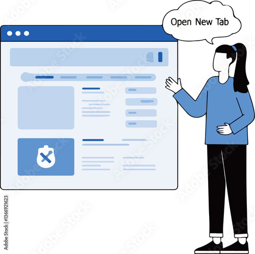 Woman Presenting Data on a Computer Screen