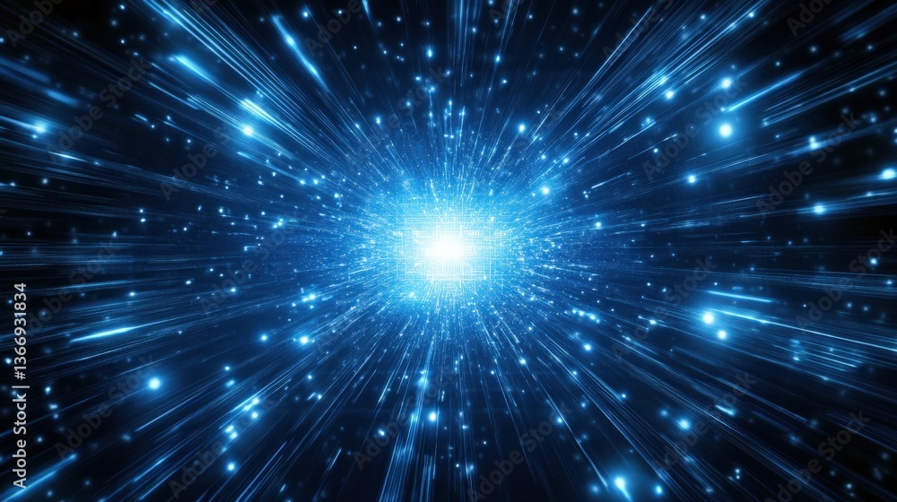 Cosmic Explosion and Radiating Light Cosmic Explosion and Radiating Light