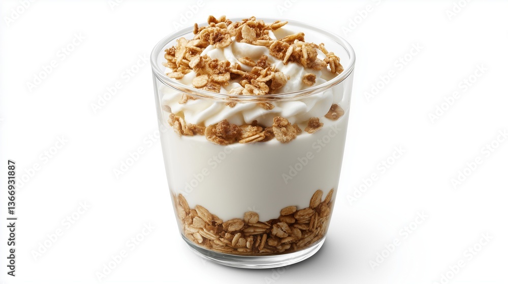 Yogurt with Granola morning Breakfast food Yogurt with Granola morning Breakfast food
