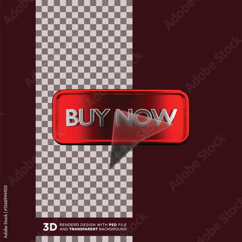 BUY NOW red Button with Cursor.