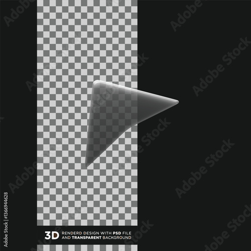 Cursor or Mouse Cursor 3D icon 