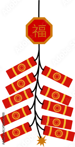 Firecracker Chinese New Year Decoration