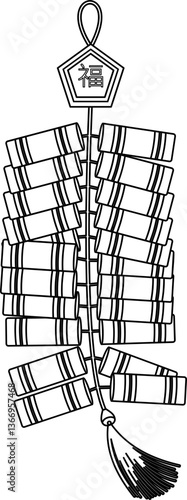 Firecracker Chinese Outline