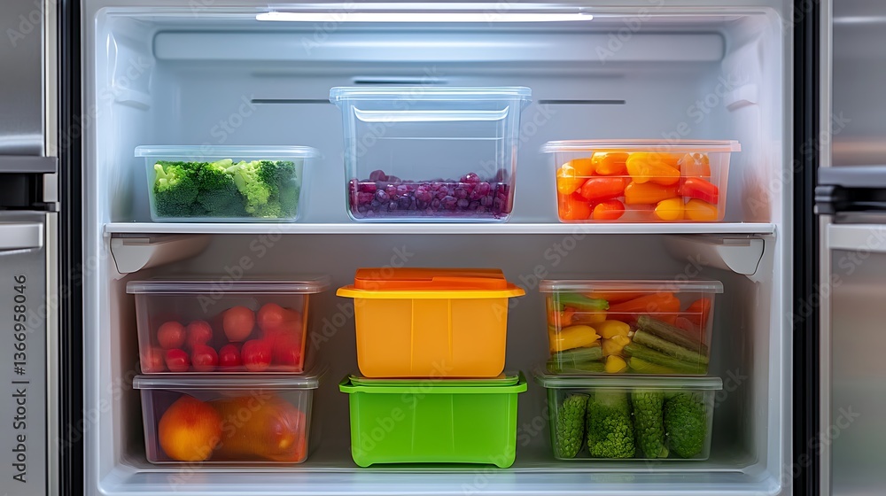 a group of plastic containers with different colored lids a group of plastic containers with different colored lids