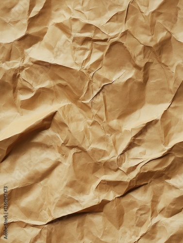 Wallpaper Mural brown crumpled paper texture for background Torontodigital.ca