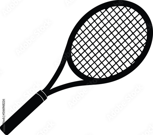 tennis racket silhouette vector,tennis clip art