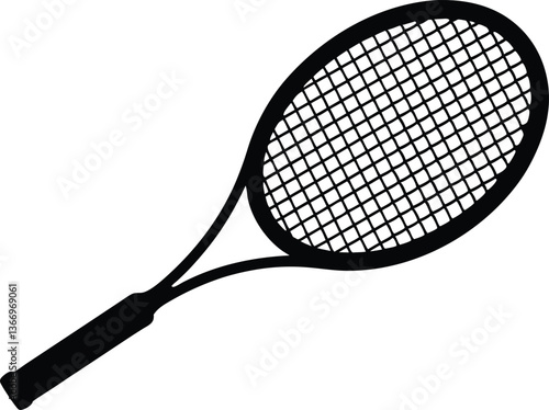 tennis racket silhouette vector,tennis clip art