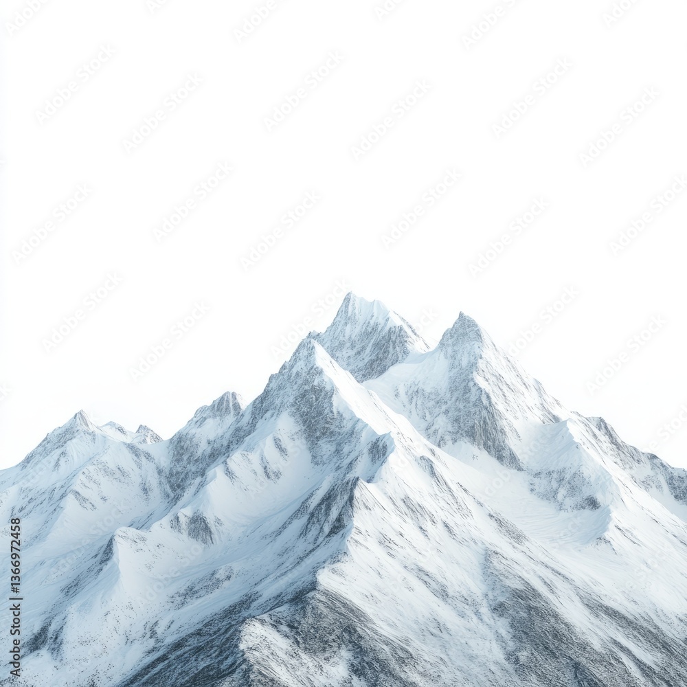 Obraz premium high-resolution shot of mountains for PNG use