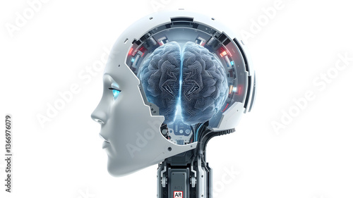 AI skull x ray render