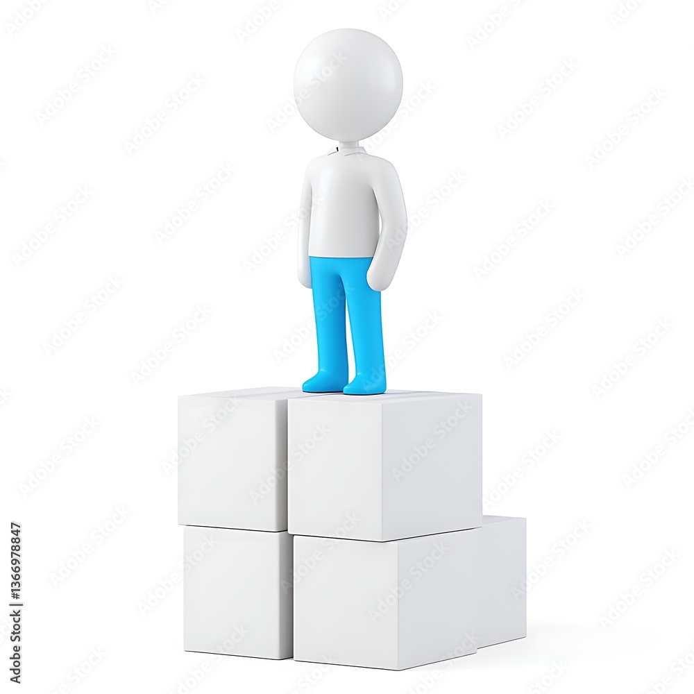 3D figure balancing boxes 3D figure balancing boxes