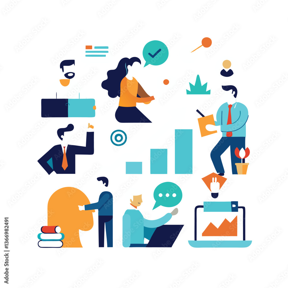 social network concept vector illustration social network concept vector illustration