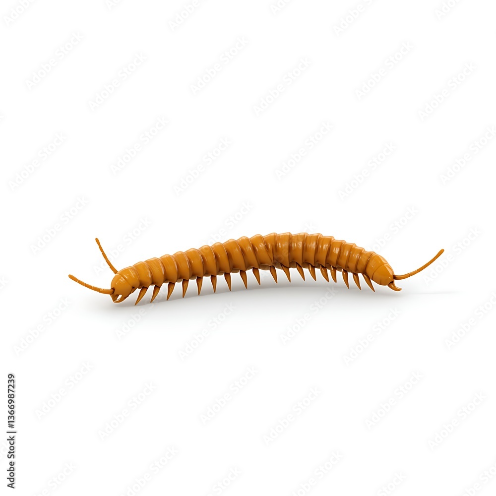 Obraz premium 3D logo centipede crawling aggressively