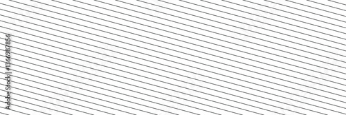 Slash line. Border with diagonal lines. Angle of tilt stripes. Black pattern of footer isolated vector on white background. 