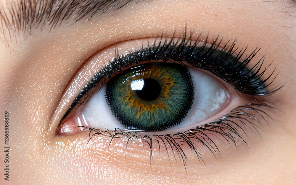 Fototapeta premium Close-up Eye Makeup Detail (1)