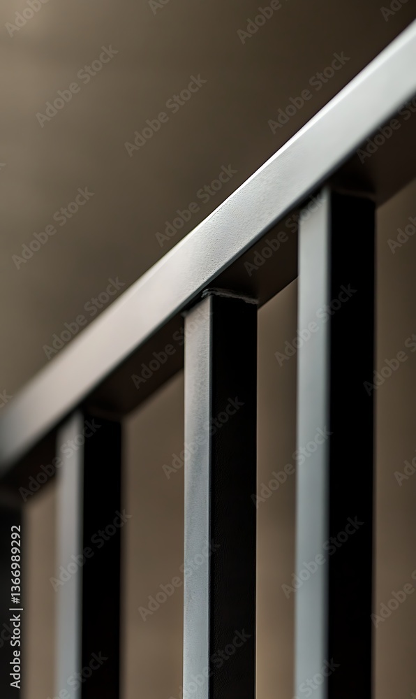Fototapeta premium a close up of a staircase