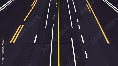 Endless Highway: Open Road Journey Through Scenic Landscape