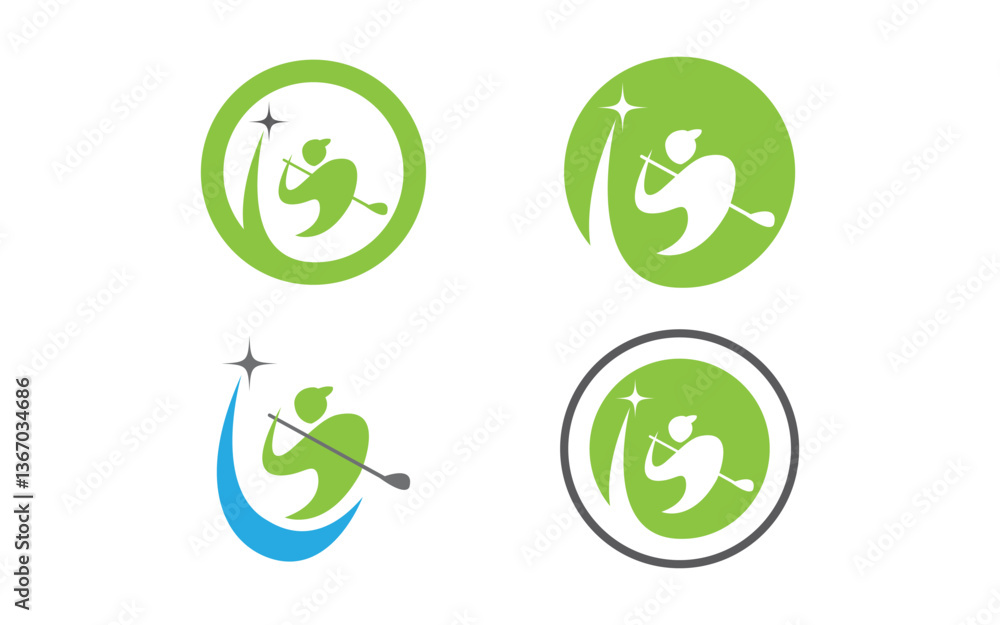 Sport Golf Vector icon Logo design illustration Template v.7 Sport Golf Vector icon Logo design illustration Template v.7