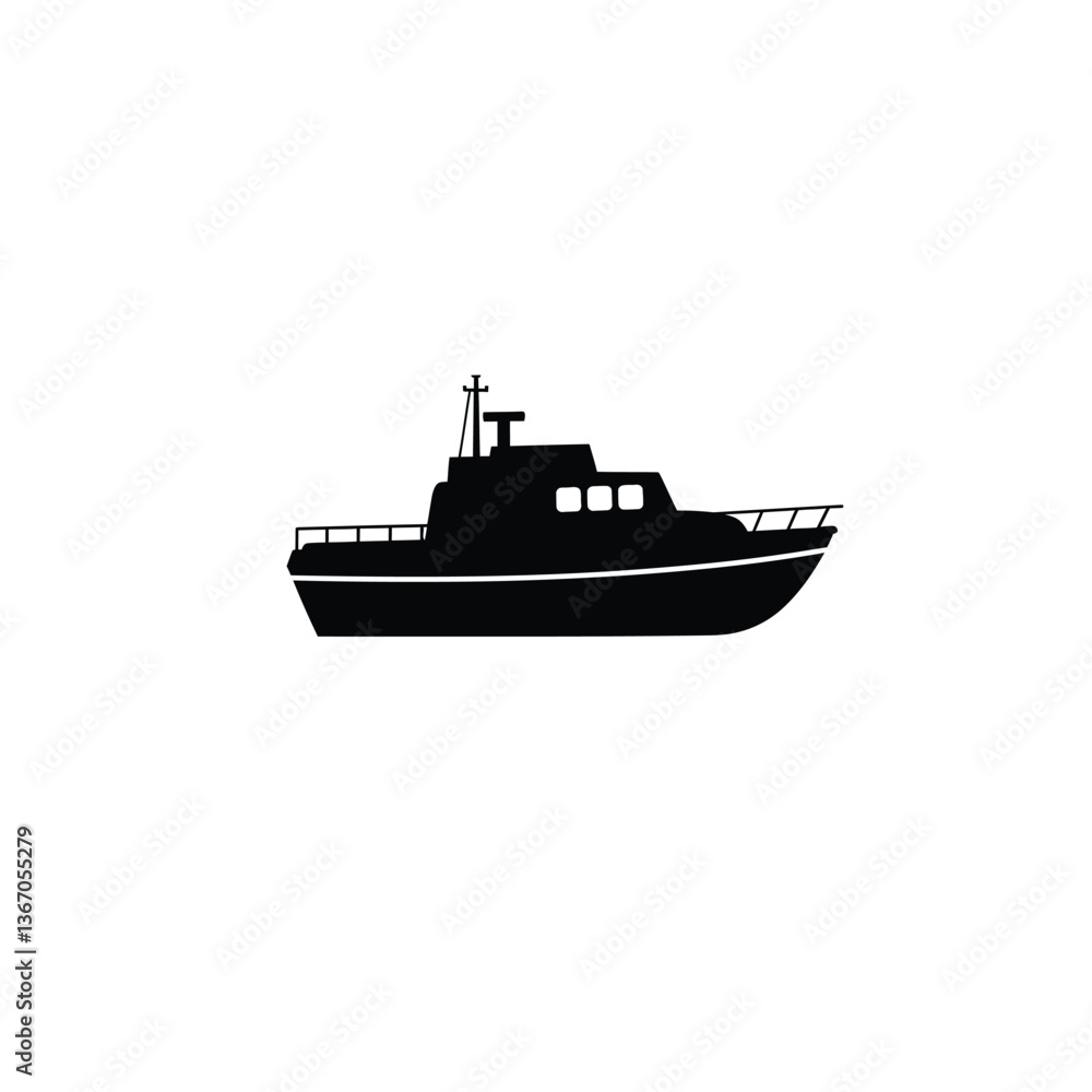 Obraz premium ship isolated on white