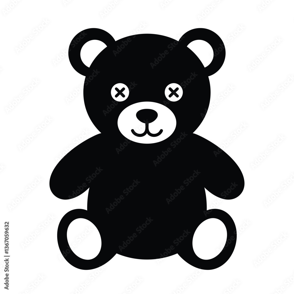 Fototapeta premium teddy bear vector illustration