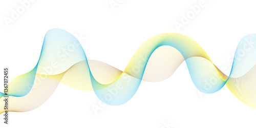 A colorfull webline and valleys is featured 
in an abstract background illustration 
