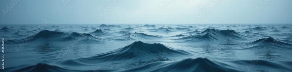 Fototapeta premium Mysterious oceanic texture with wavy ripples on a soft grey background, natural textures , marine patterns, underwater design