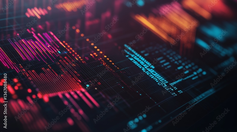 A cybersecurity expert monitoring a network dashboard, dark office background with digital security charts and data streams, Cyber-tech style A cybersecurity expert monitoring a network dashboard, dark office background with digital security charts and data streams, Cyber-tech style