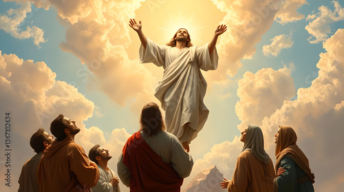 The Ascension of Jesus Christ into Heaven