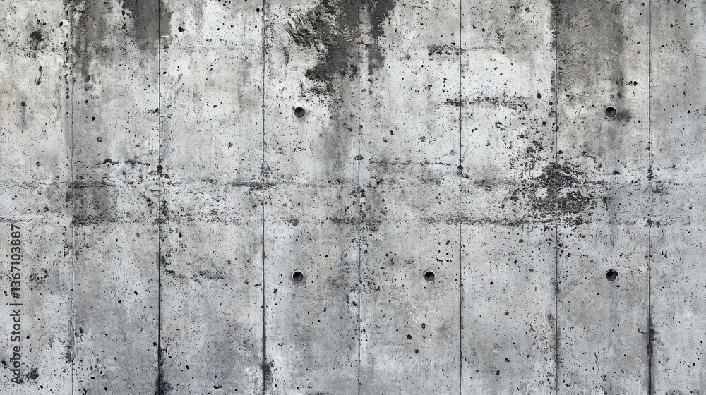 Fototapeta premium Seamless concrete wall with modern texture design, concrete, seamless, wall, texture, background, industrial, rough illustration