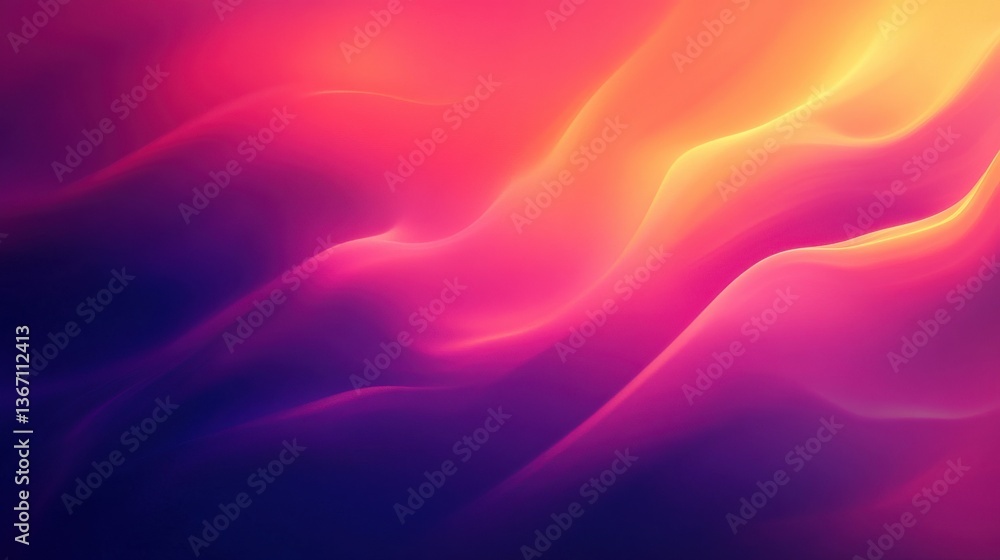 Fototapeta premium Mesmerizing abstract gradient background with smooth color transitions and depth of field illustration