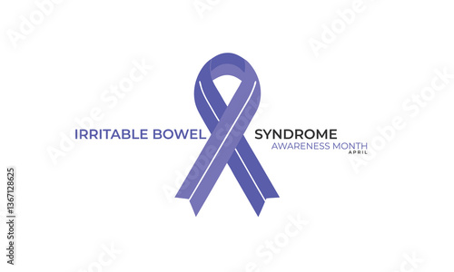 irritable bowel syndrome awareness month. background, banner, card, poster, template, Vector, illustration.