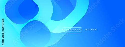 Abstract background with layered translucent gradient shapes