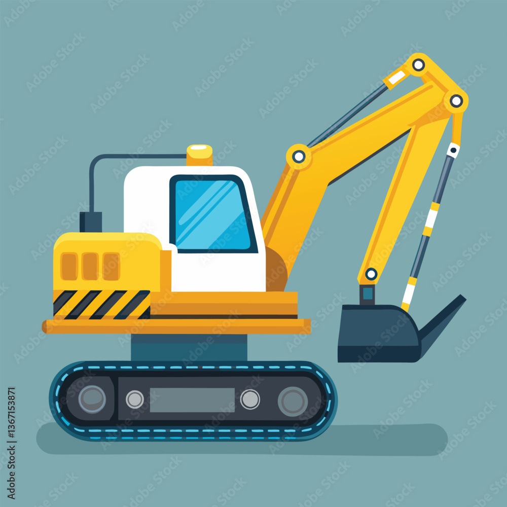 excavator vector excavator vector