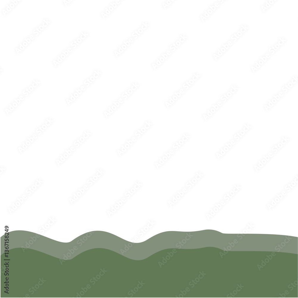 Obraz premium Aesthetic Bottom Border